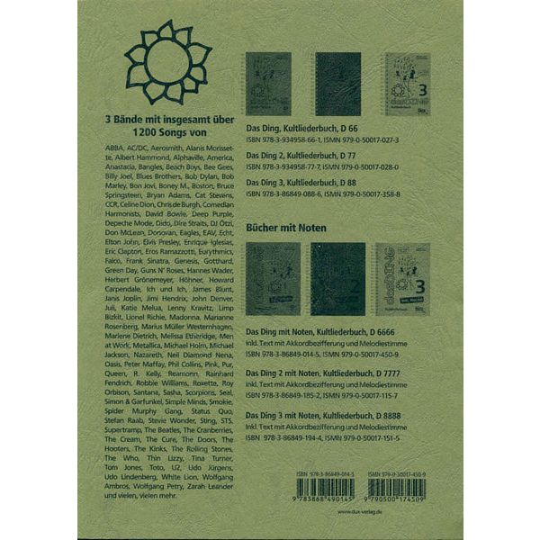 Edition Dux Das Ding 1 mit Noten