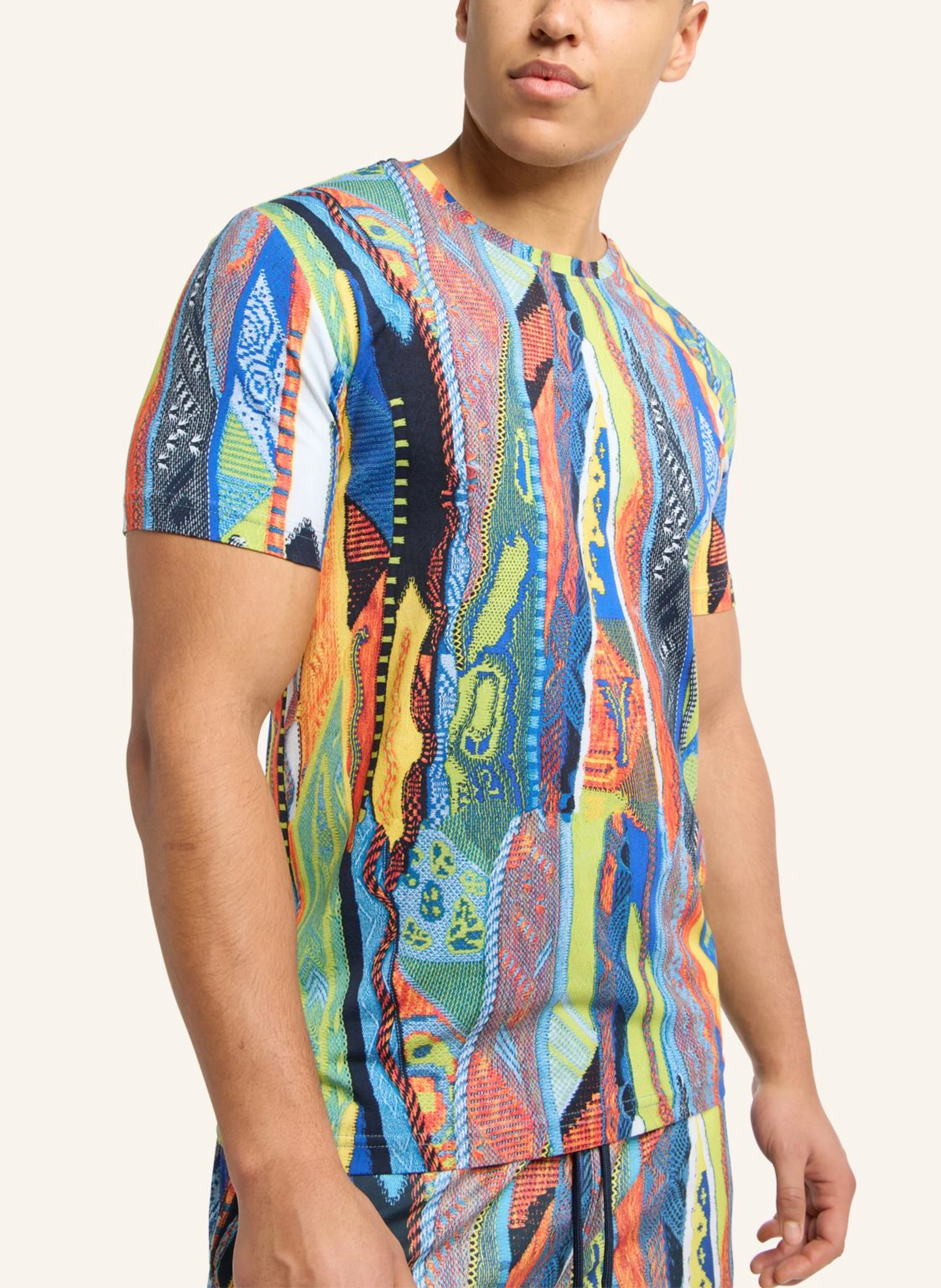 CARLO COLUCCI T-Shirt mit Knitprint EGON