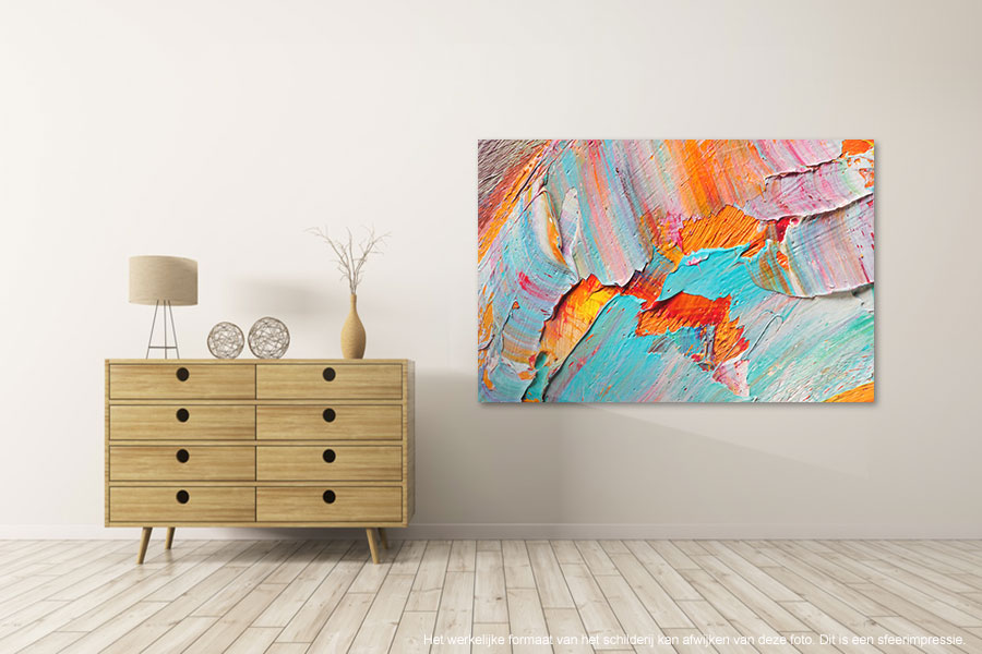 Canvas schilderij Verf 120 x 80 cm