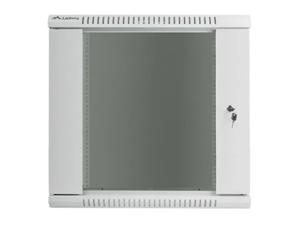 Lanberg - Rack kabinet - vægmonterbar - grå, RAL 7035 - 12U - 19