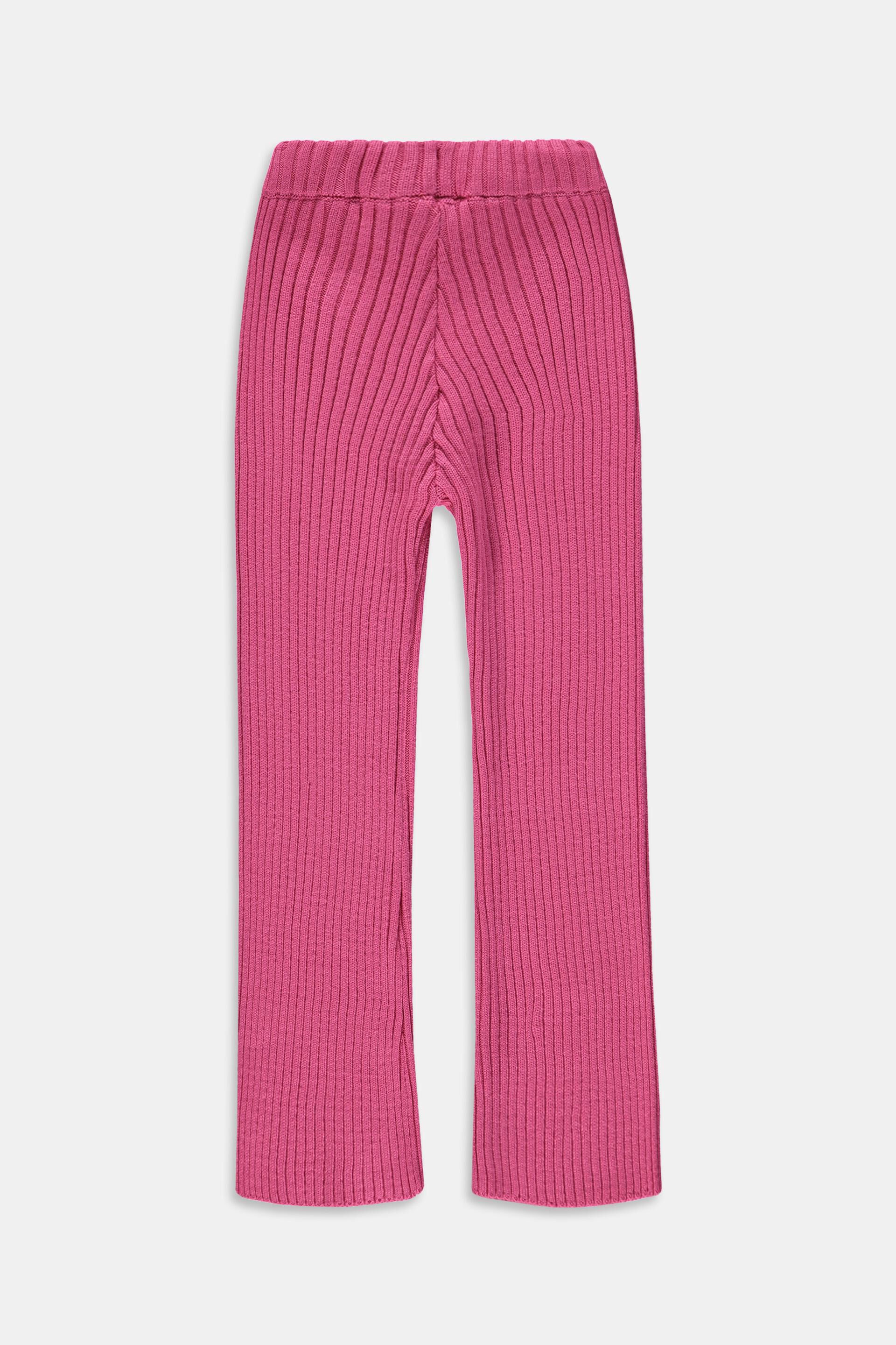 Leggings côtelé en coton mélangé