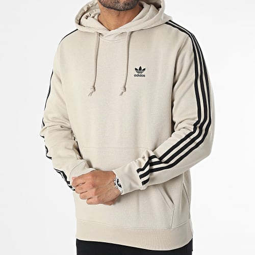 Sweat Capuche 3 Stripes IL2490 Beige