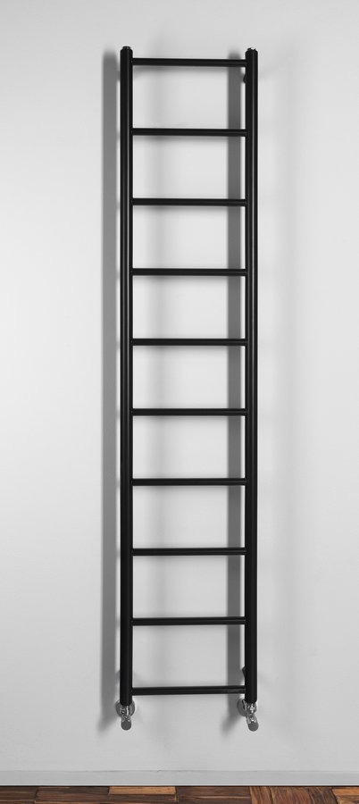 Sapho Dina handdoekradiator mat zwart 35x168cm 335W