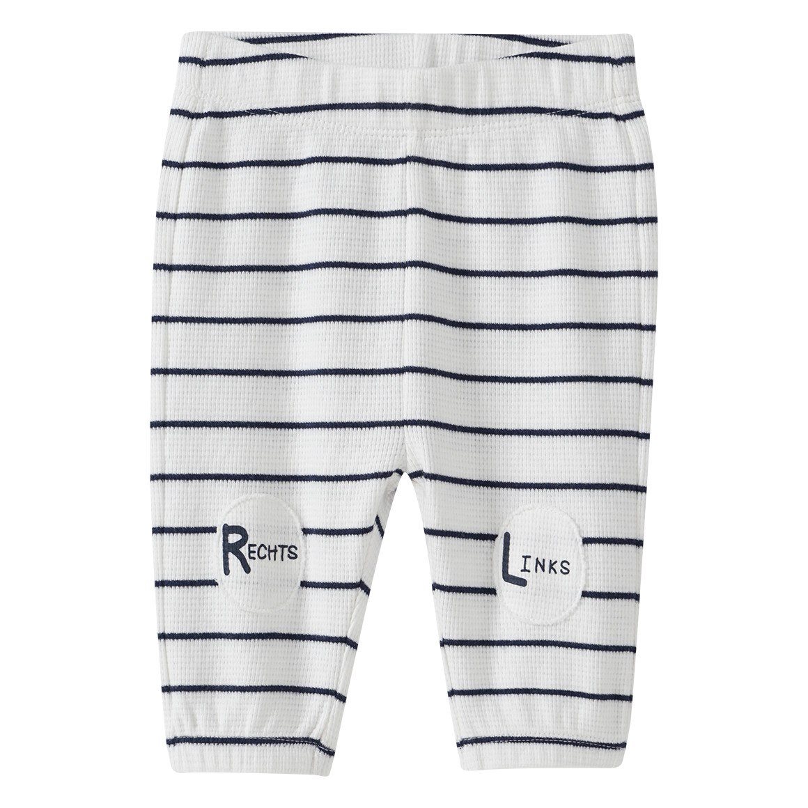 Topomini Newborn Langarmshirt und Leggings im Set dunkelblau / creme