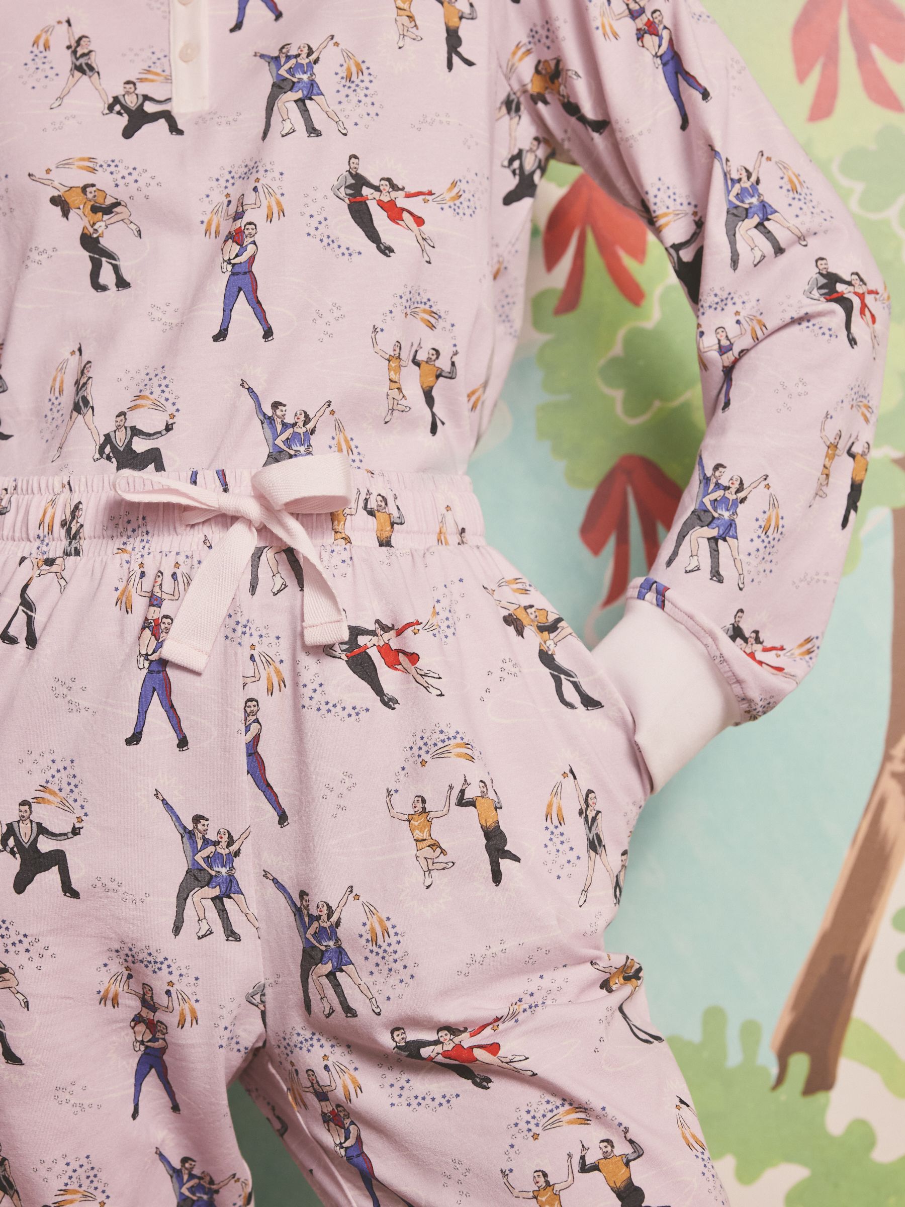 Blauw Lilah en Lewis - Cath Kidston Twosie Pyjamas