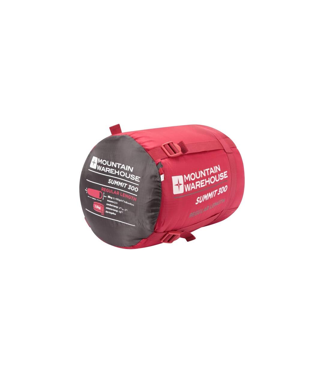 Mountain Warehouse - Sac de couchage SUMMIT (Rouge foncé) (200 cm) - UTMW2035