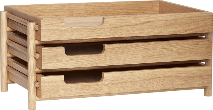 Hübsch Note Letter Tray Natural Natur