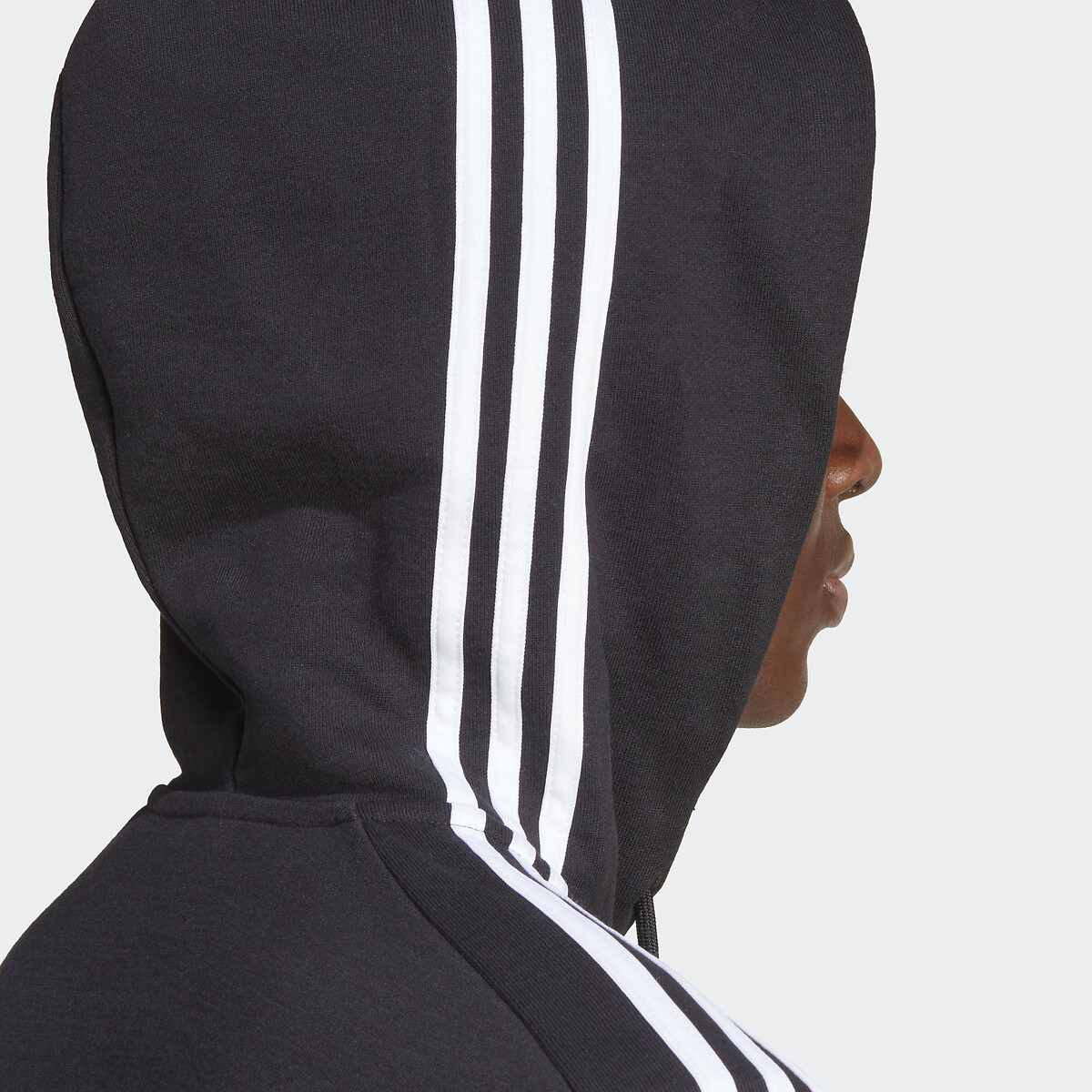 ADIDAS ROUPAS ESPORTIVAS<br>Moletom com zíper, 3 listras Essenciais