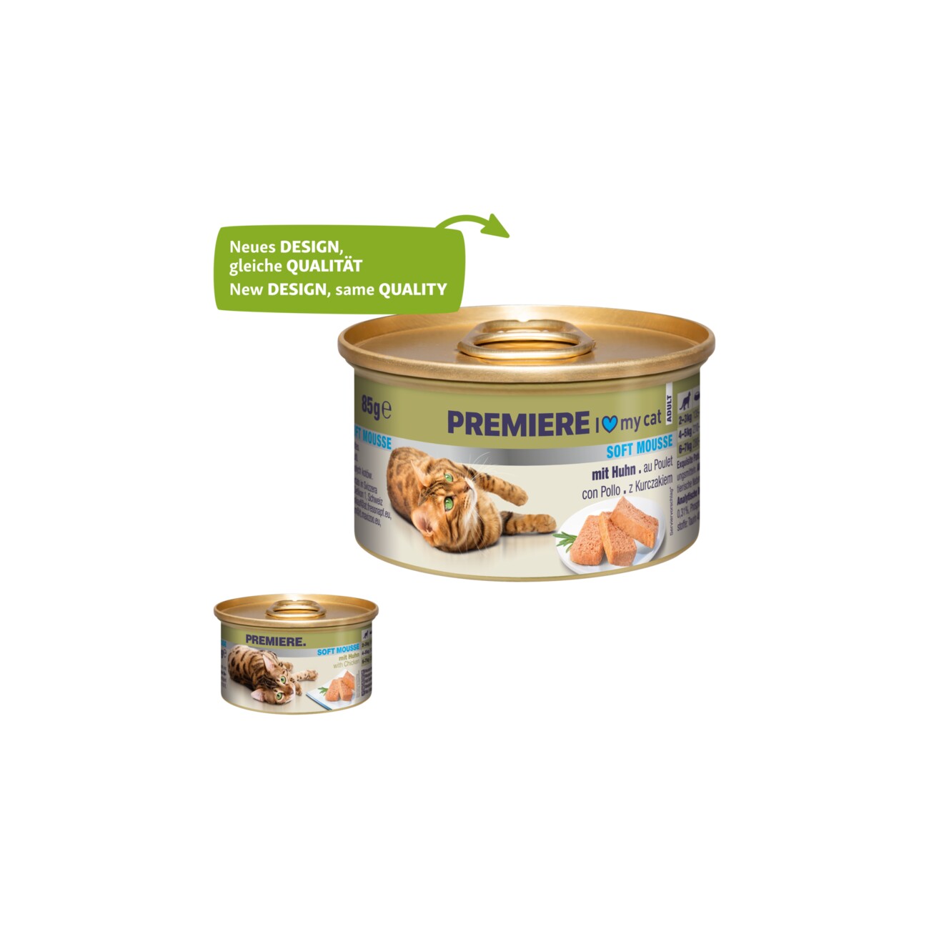 PREMIERE Soft Mousse Huhn 18x85 g
