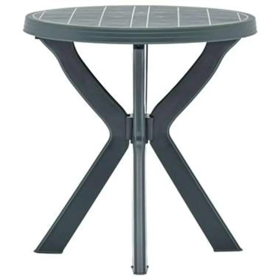 vidaXL - Tuintafel - Groen - Kunststof