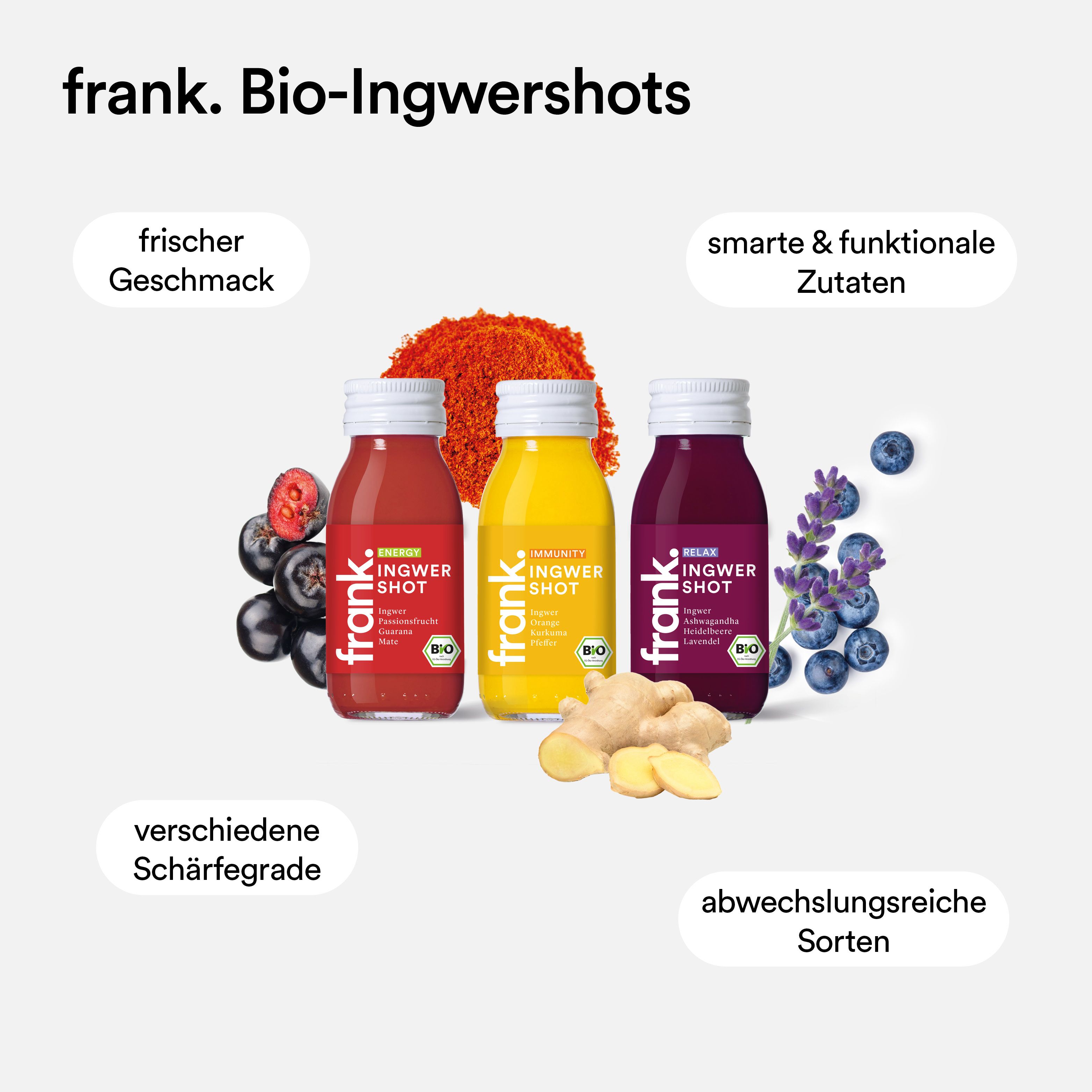frank. Bio Ingwer Shot Relax