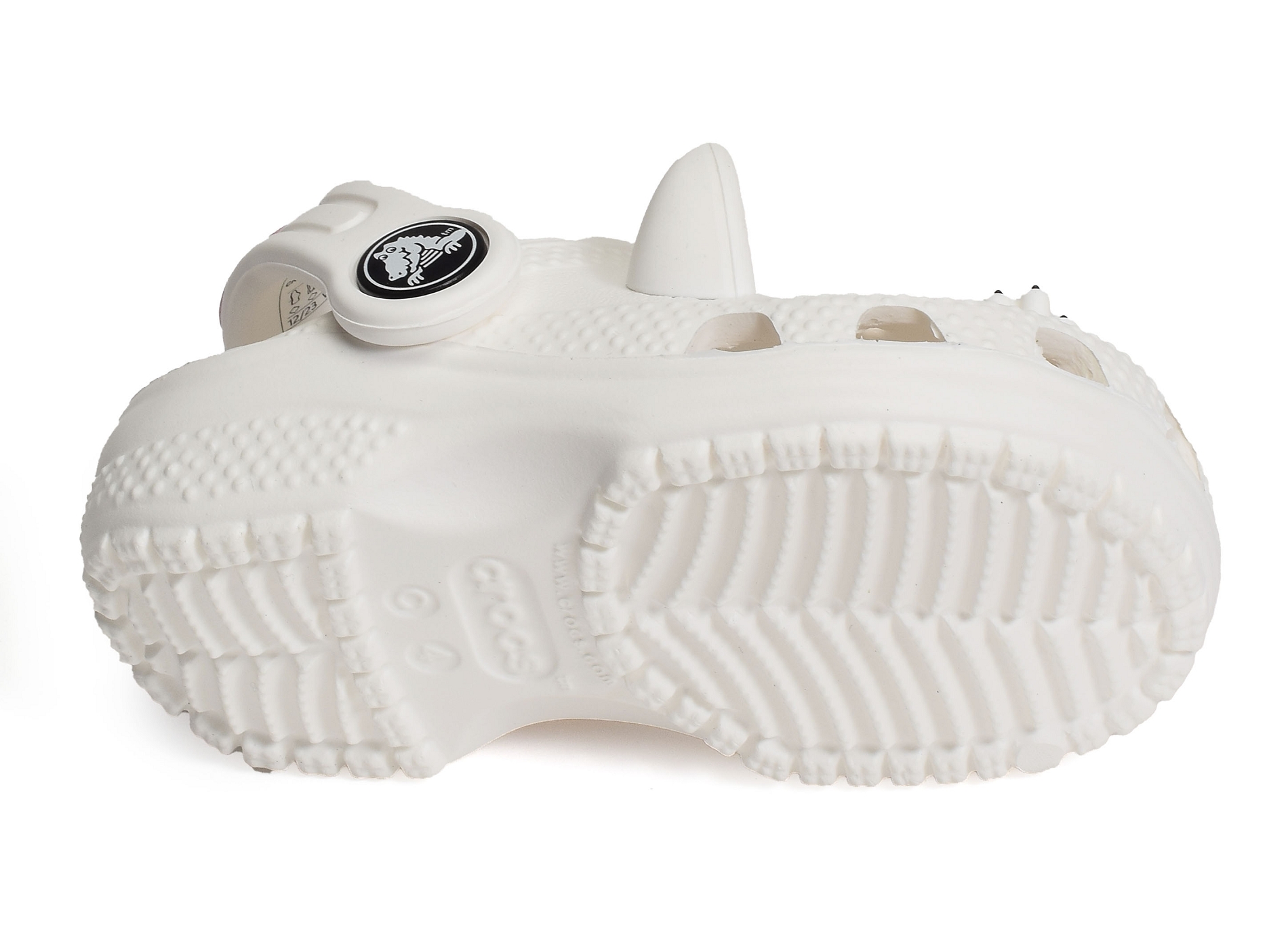 Classic iam cat clog blanc rose