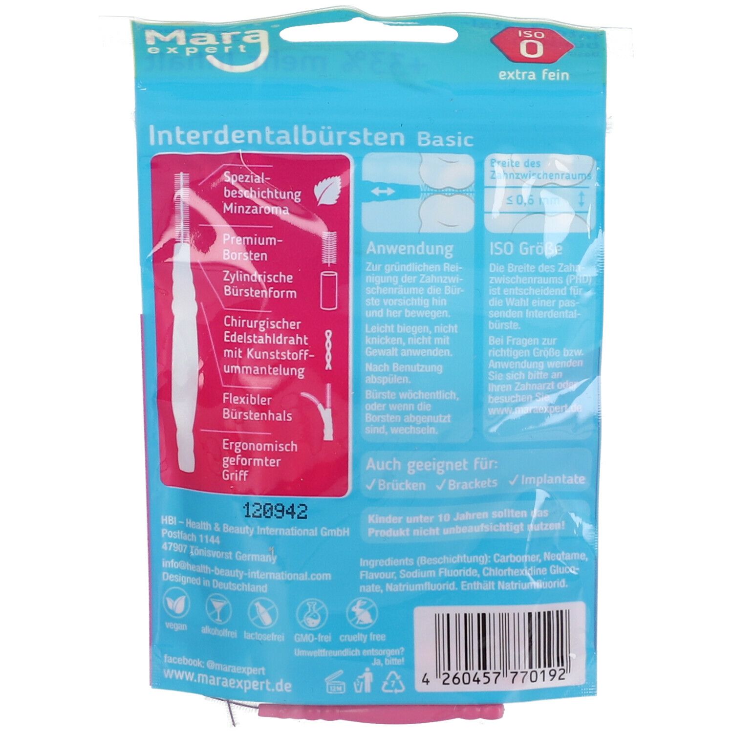 Mara® expert Interdentalbürste ISO 0 breit