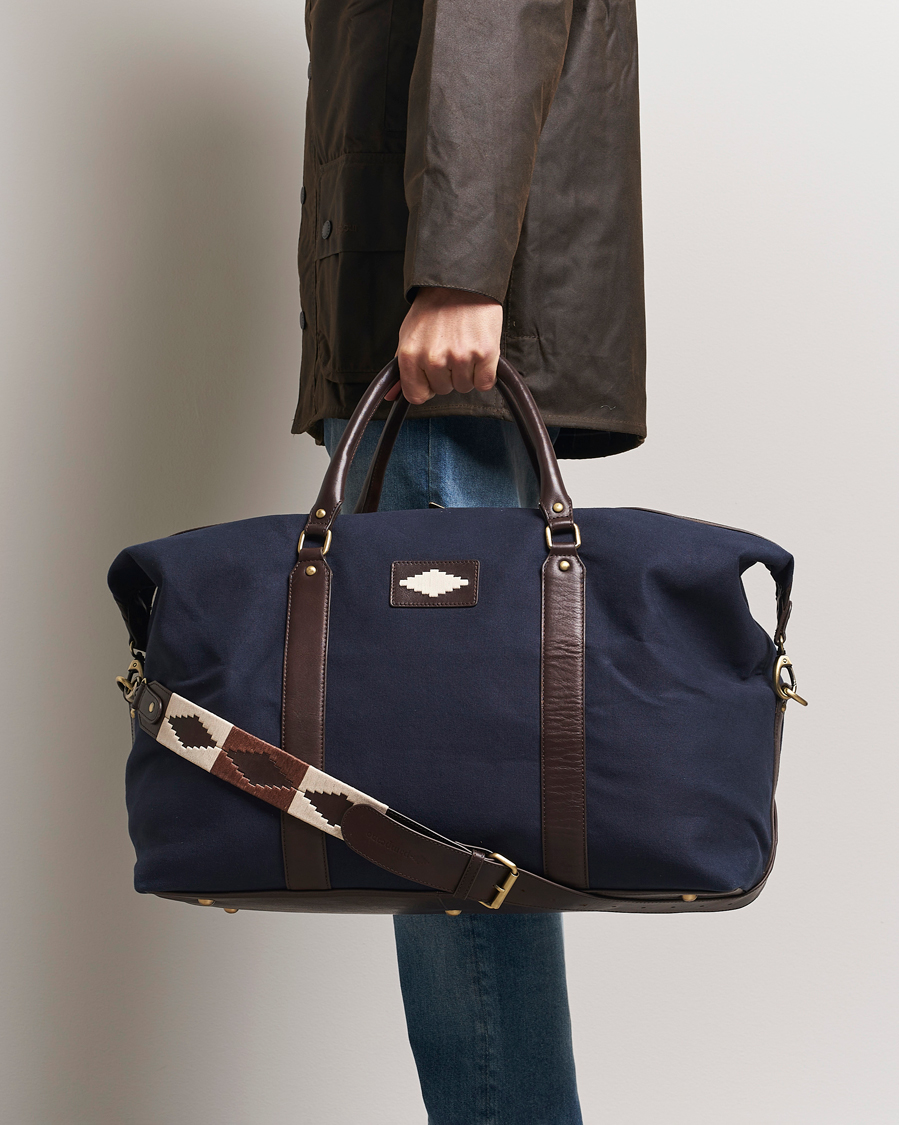 Pampeano Cabballero Large Canvas Weekend Bag Navy