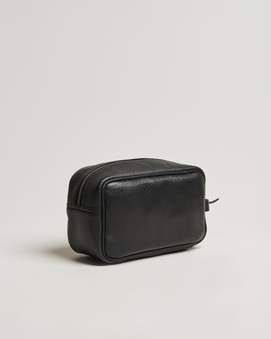 Les Deux Leather Washbag Black