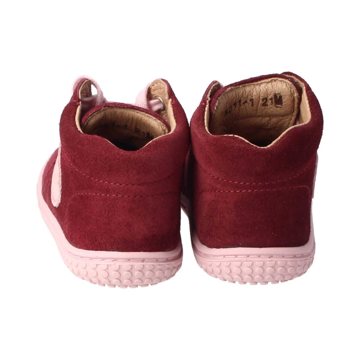 3011-1 rasberry GECK velours leather laces Weite/M