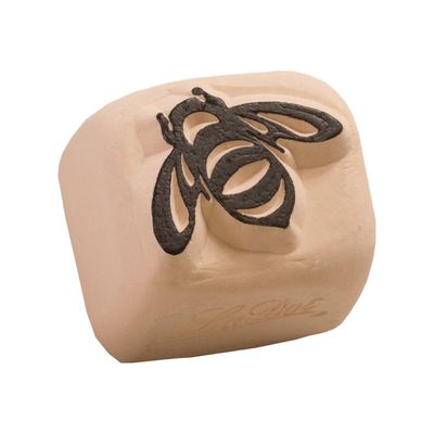 LaDot - Pierre pour tatouage éphémère - en céramique - taille S (2,2 x 2,2 cm) - abeille