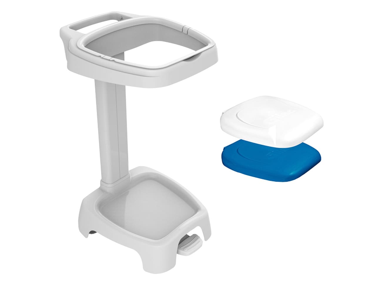 Couvercle - pour support sac - blanc - Gilac