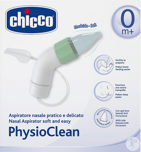 Chicco Aspirateur Nasale Soft & Easy PhysioClean Bébés 0+ Mois 1 Pièce