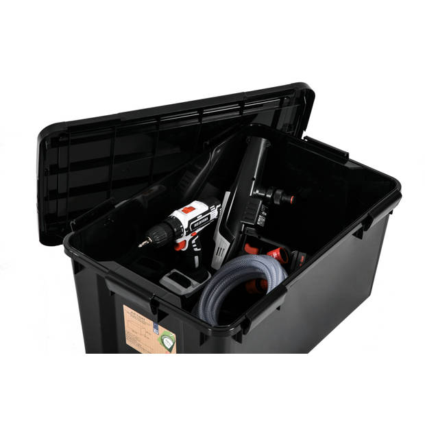 Iris Airtight Opbergbox - 10 Liter- Zwart