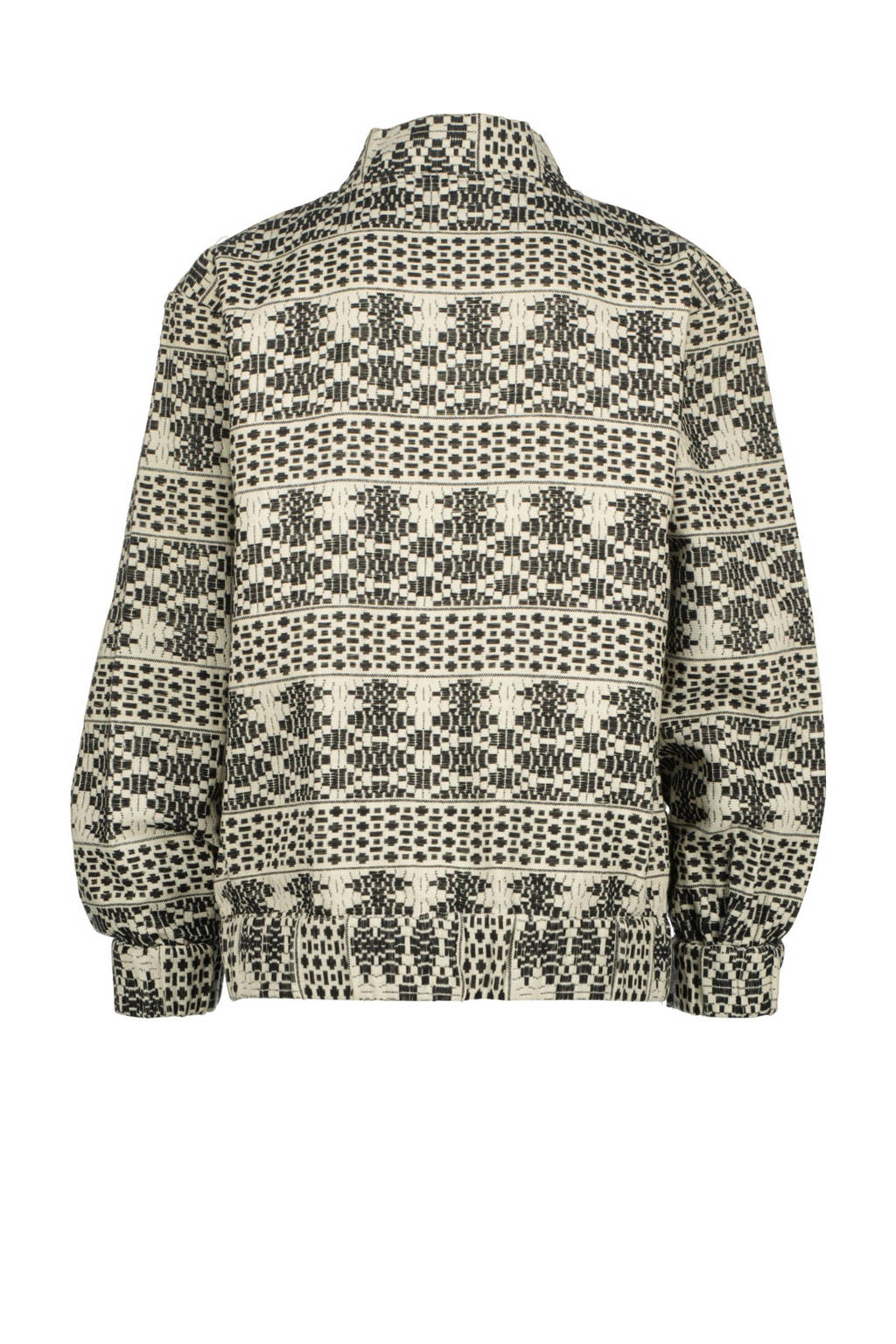 Vingino jasje Tayla met all over print zwart/beige