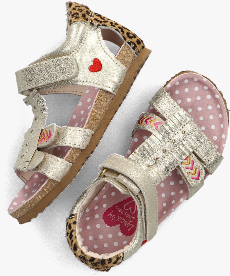 SHOESME gouden shoesme sandalen bi21s092