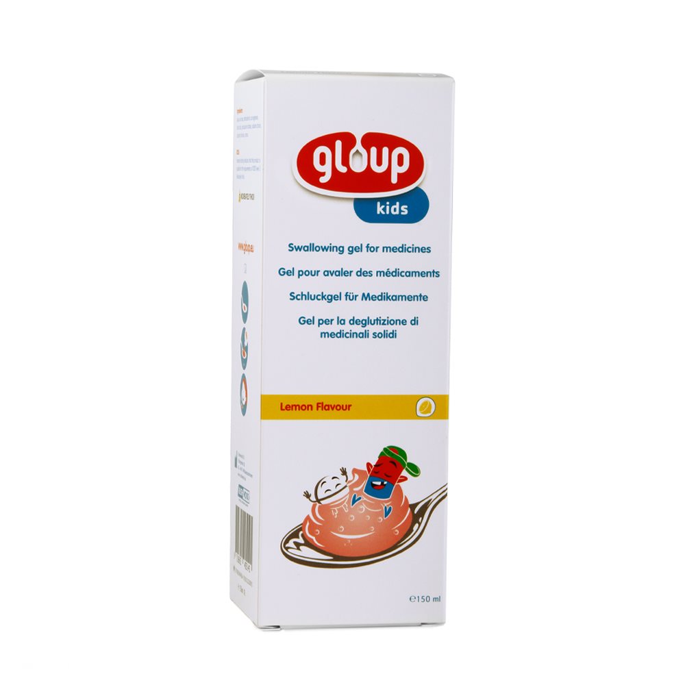 Gloup Schluck Gel für Medikamente Gel Kids Zitrone Tb 150 ml