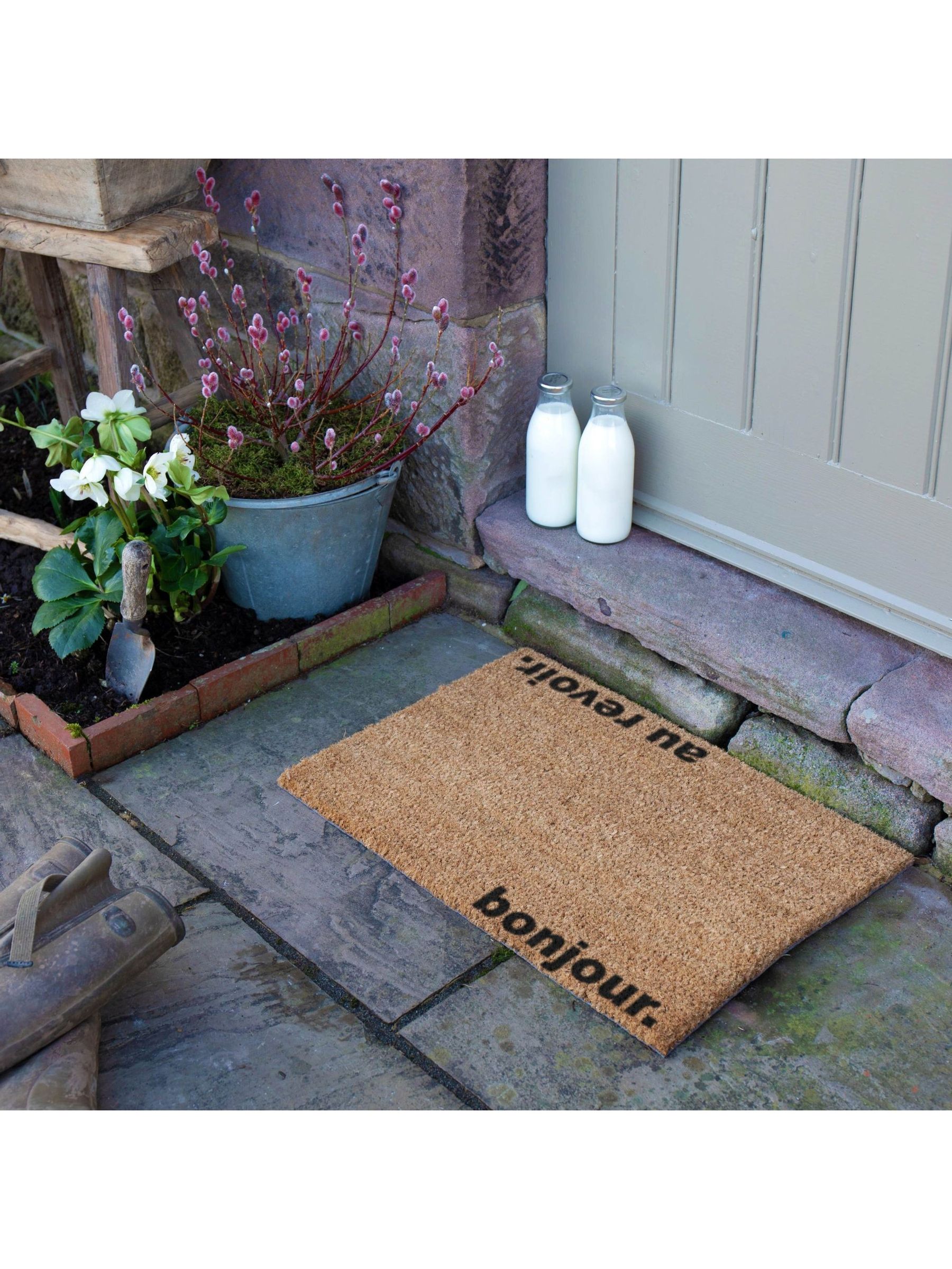 Artsy Mats Bonjour, Au Revoir Doormat