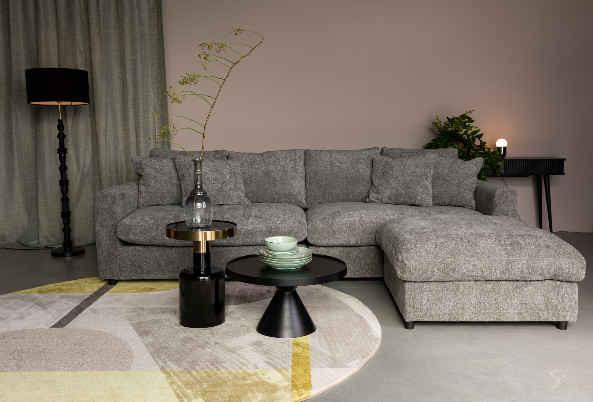 Bijzettafel Glam Roze