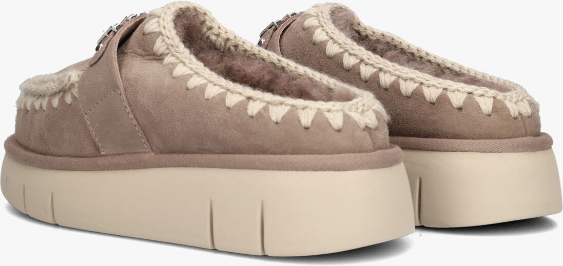 beige mou instappers bounce clog