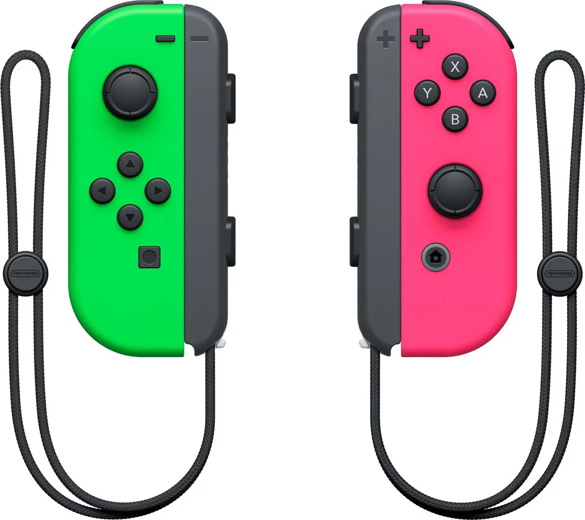 Nintendo Switch Joy-Con Vert Néon et Rose Néon Manettes de jeu
