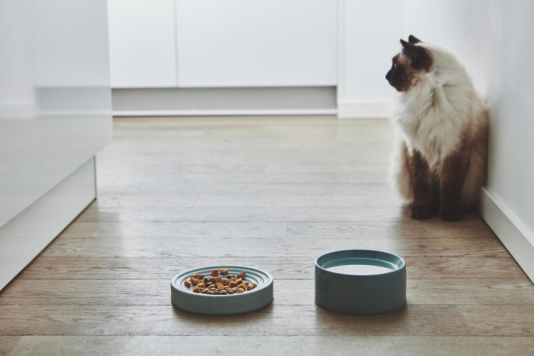 MiaCara Fresco kattenvoerbak Ø14 concrete