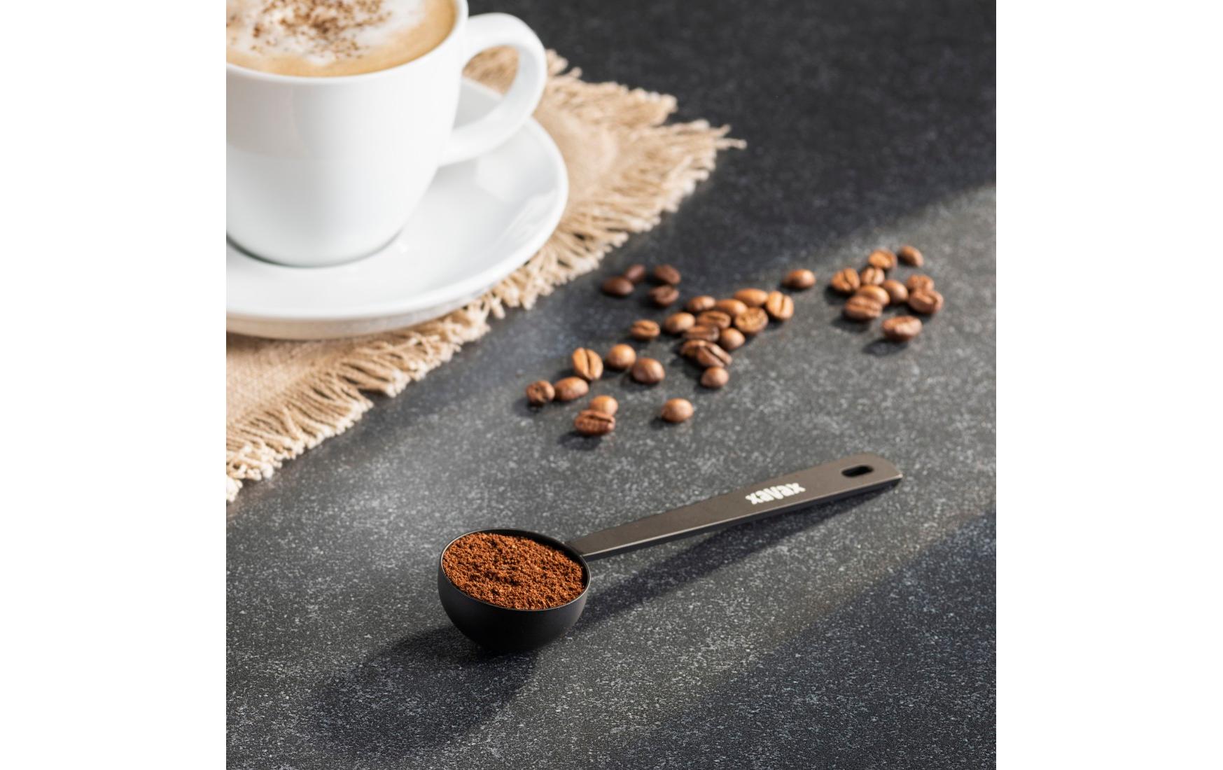 Messlöffel Edelstahl, SchwarzKaffeemasslöffel