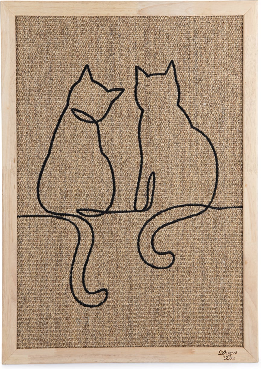 Designed by Lotte krabplank Poezels bruin 70 x 50 x 2 cm