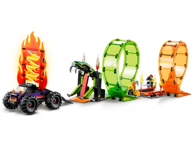 LEGO Dubbele looping stuntarena (60339)
