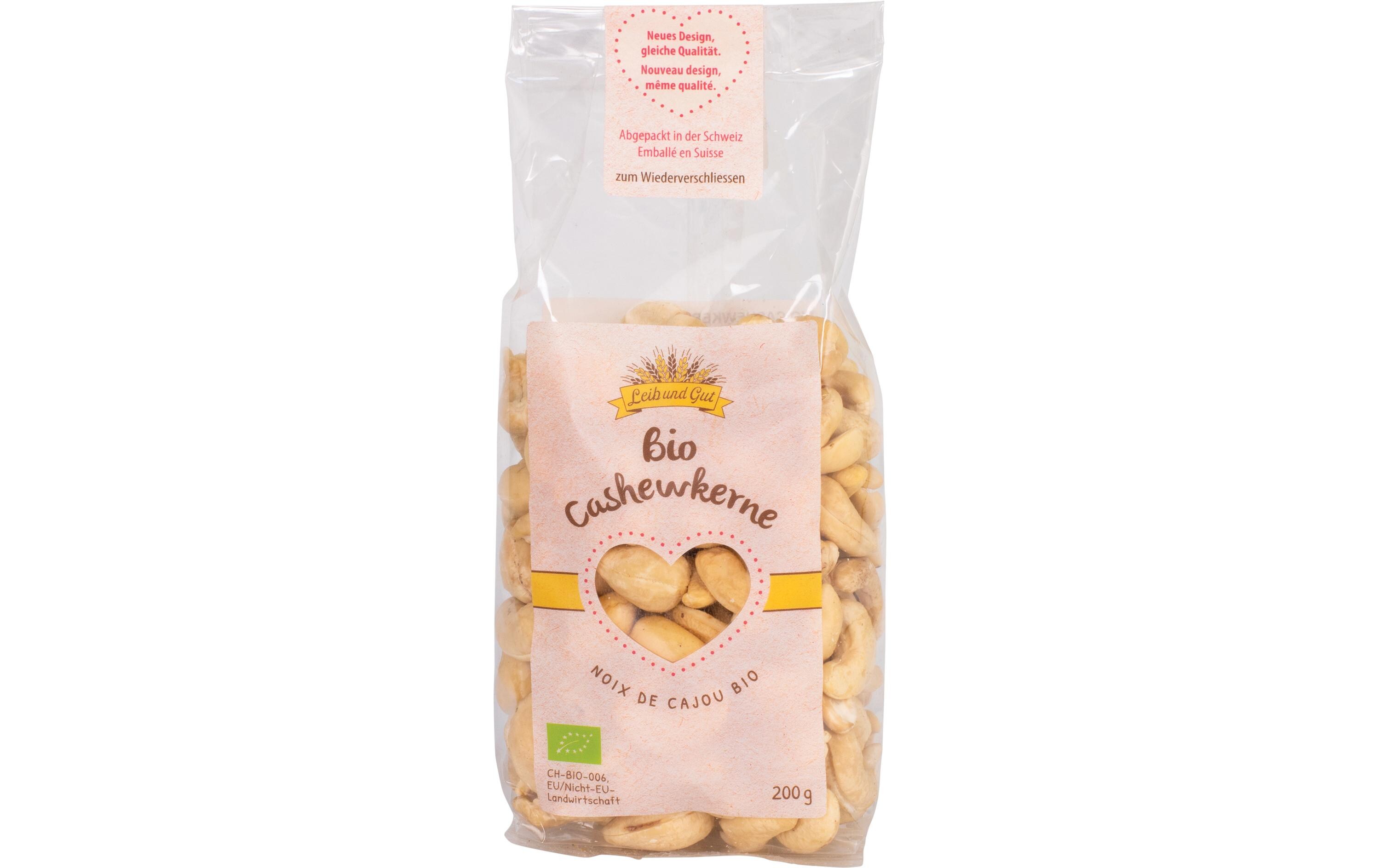 Bio Cashewkerne 200 gCashewkerne in Bio-Qualität