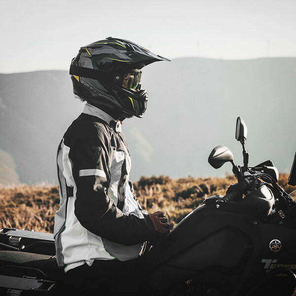 Nexx - Casque X.WRL Atika Noir / Gris / Jaune fluo