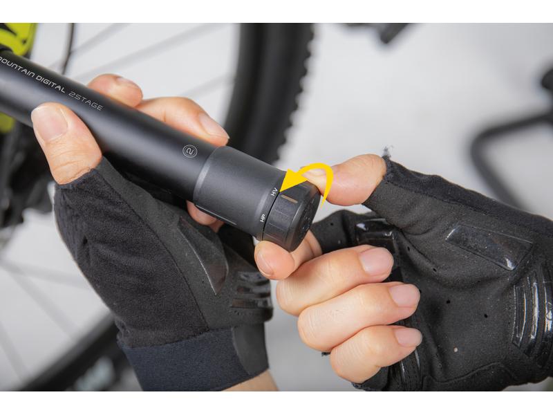 Topeak Dämpferpumpe Mountain Digital 2Stage Velo- und Dämpferpumpe