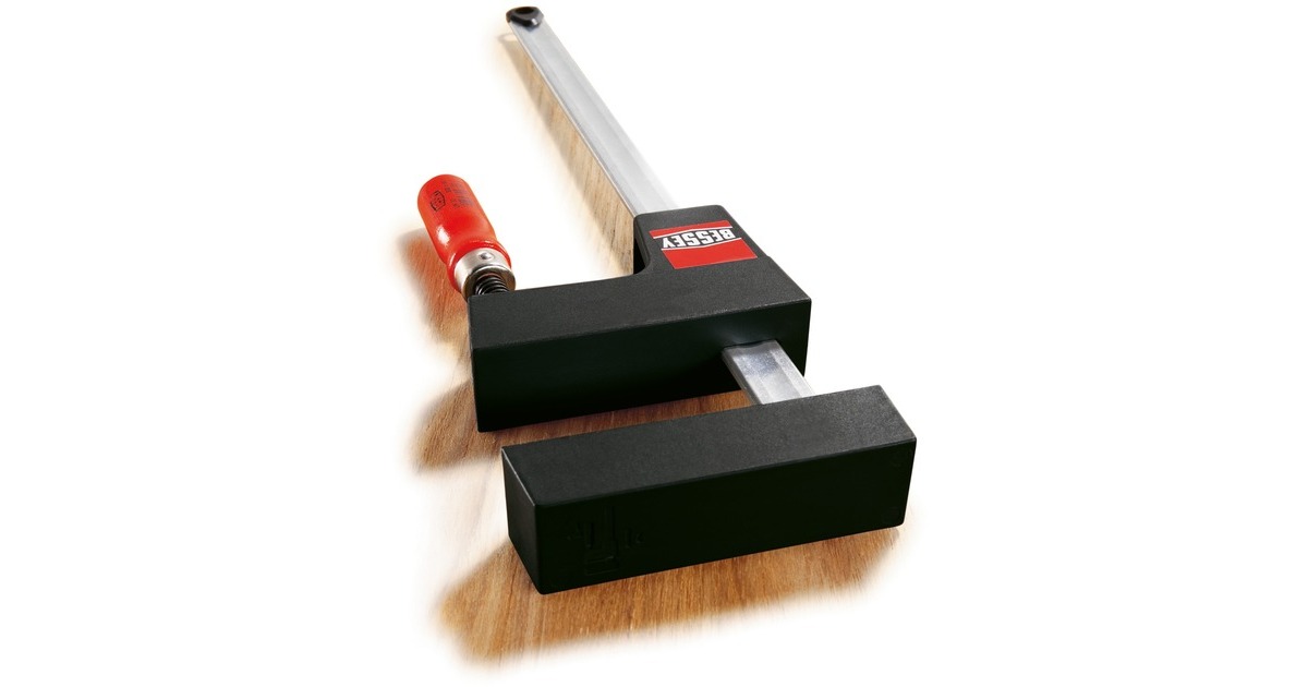 BESSEYLichte corpuslijmtang UniKlamp UK60 lijmklem  (Zwart/rood)