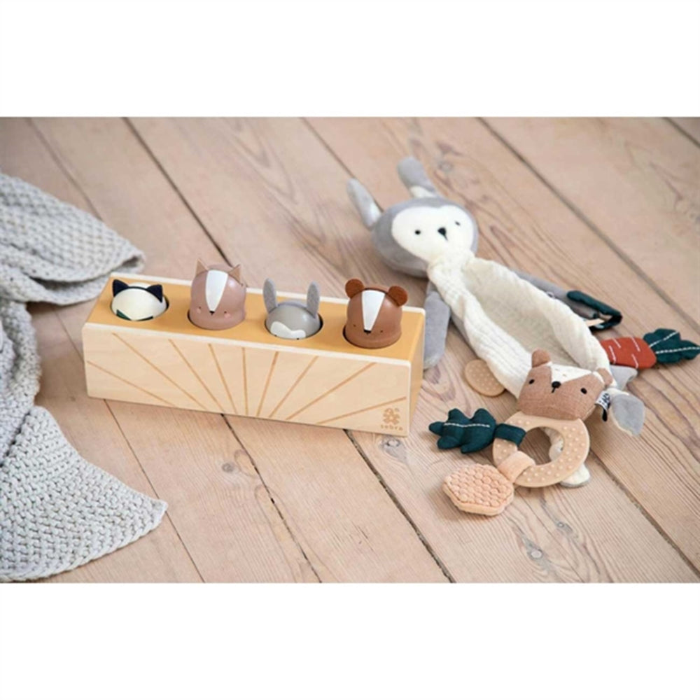 Pop Op Legetøj Woodland - Sebra → Luksusbaby.dk