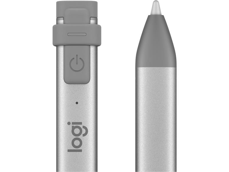 Logitech Eingabestift Crayon Grau Kinderfreundlicher Kreativ-Eingabestift für das Apple iPad