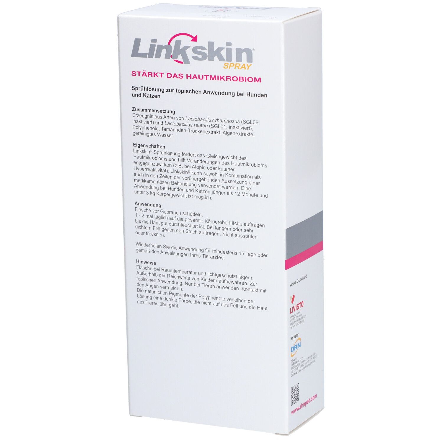 Linkskin Spray für Hunde und Katzen