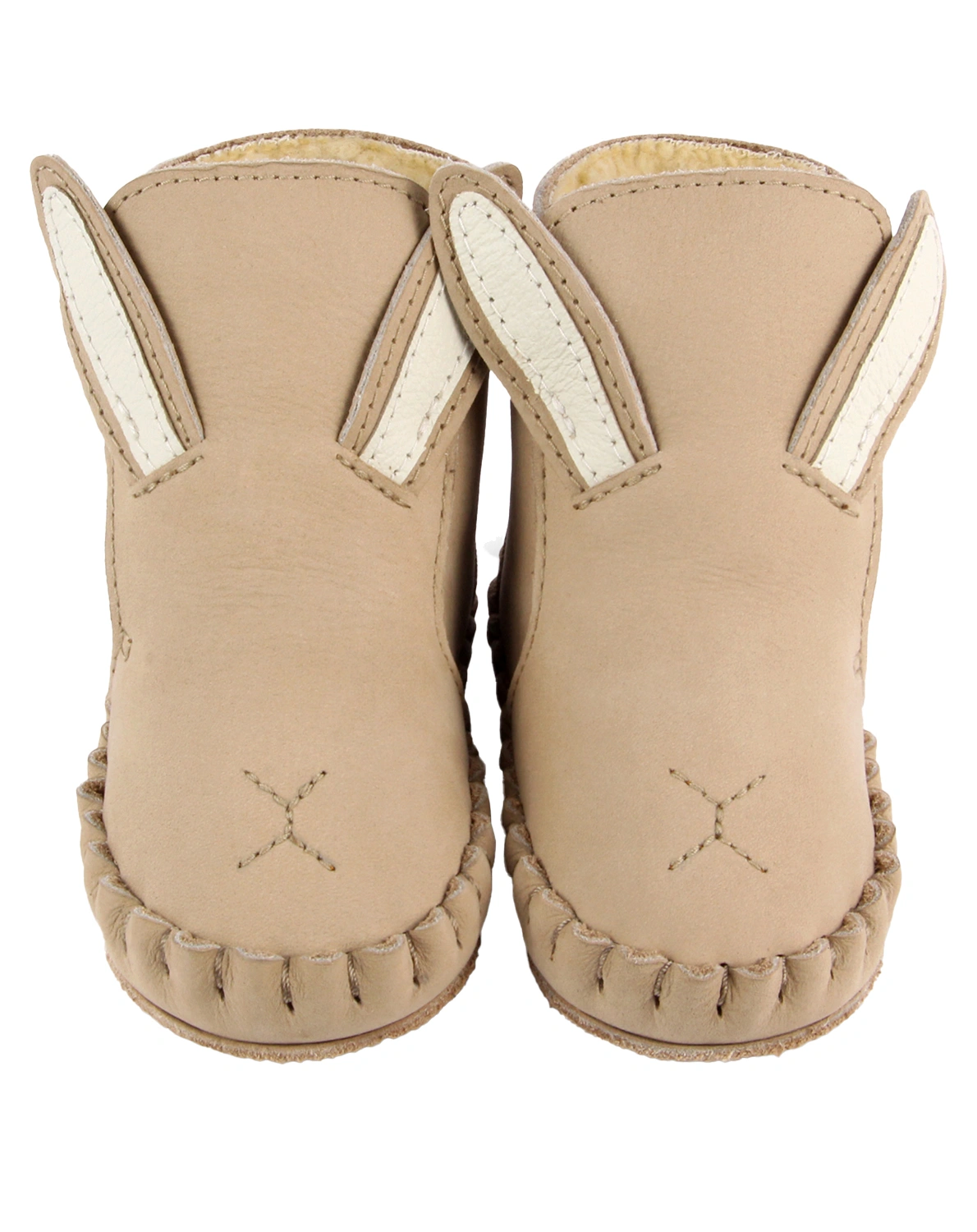 Krabbelschuhe KAPI CLASSIC - BUNNY gefüttert in taupe