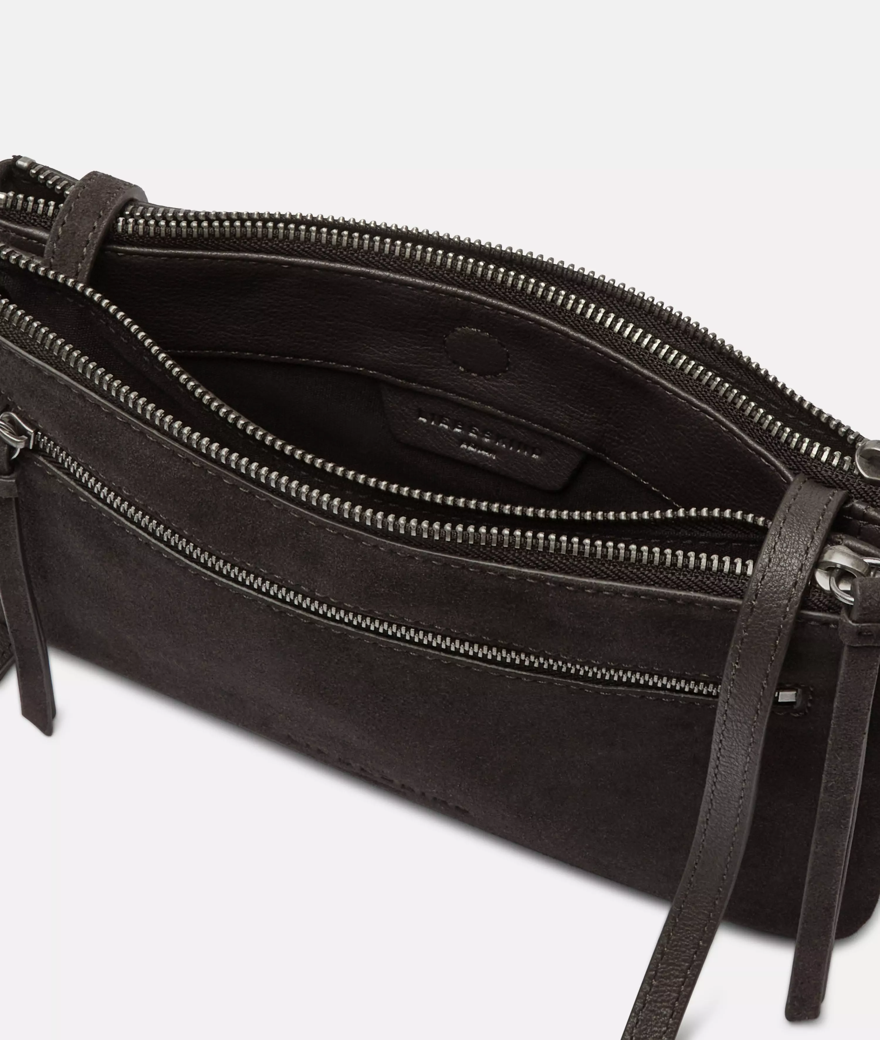 Crossbody Handy shoulder bag made from soft suede