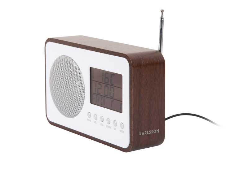 Alarm Clock FM Radio KA6036BK Black