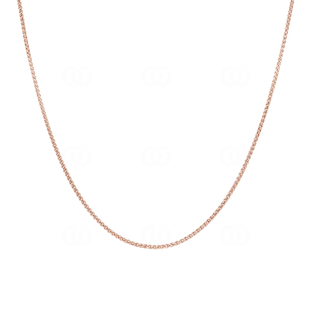 Zopfkette 750/18 K Rotgold 1.2mm