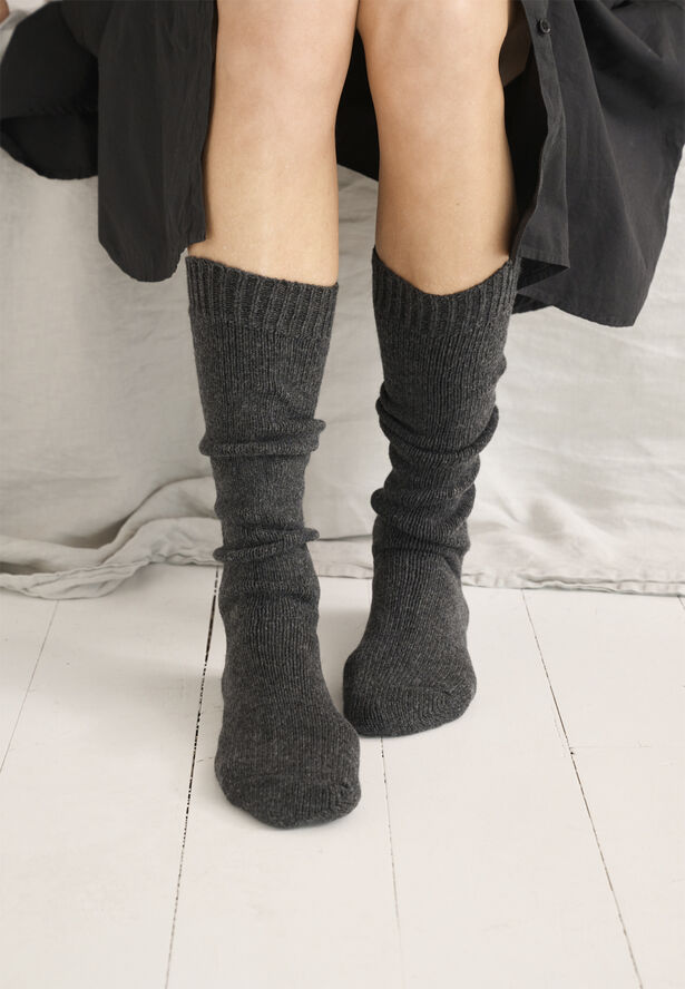 Moshi Moshi Mind polar socks Dark grey melange