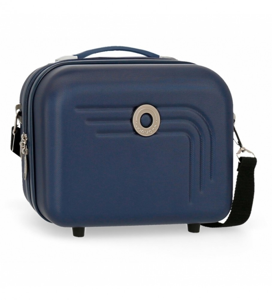 Nécessaire Movom Riga ABS, adaptável, azul marinho - 29x21x15cm -