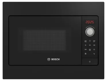 Bosch Serie | 2 BFL523MB3 - Mikrobølgeovn - til indbygning - 20 liter - 800 W - sort