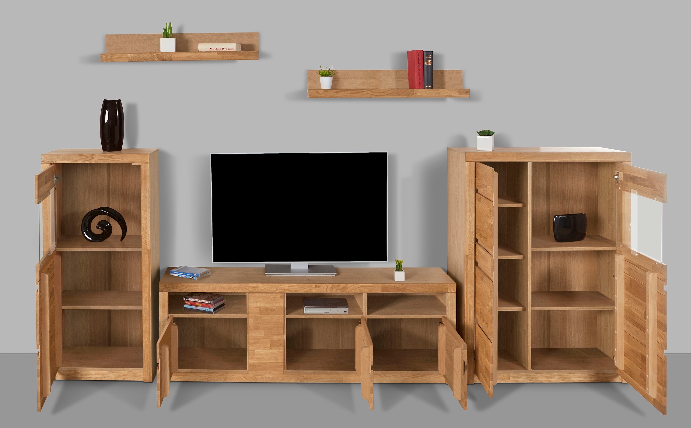 Home affaire Wohnwand »Silkeborg« Set, 5 Stk. tlg.